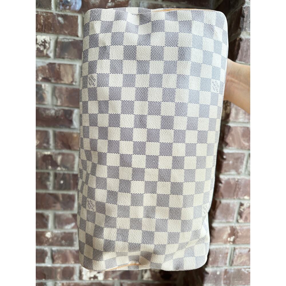 Louis Vuitton Speedy Handbag Damier Azur 35 34899 - Picture 5 of 16